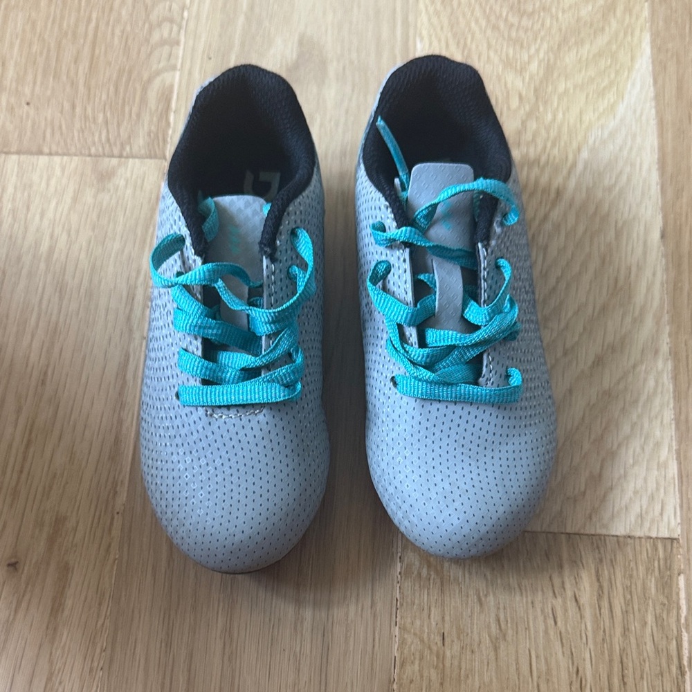 Kids Gray and Blue Sneakers